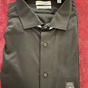Calvin Klein Charcoal Men's Dress Shirt